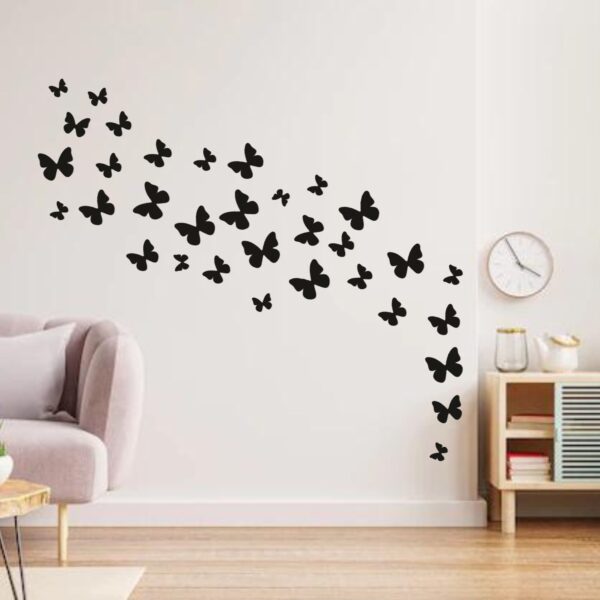 Wall Art 30 Butterfly Wooden, Decoration for Home