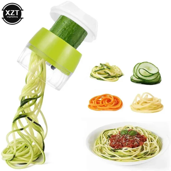 4in1 Vegetable Spiral Cutter / BPA-Free ABS plastic materials and 304 stainless steel blades - Image 5