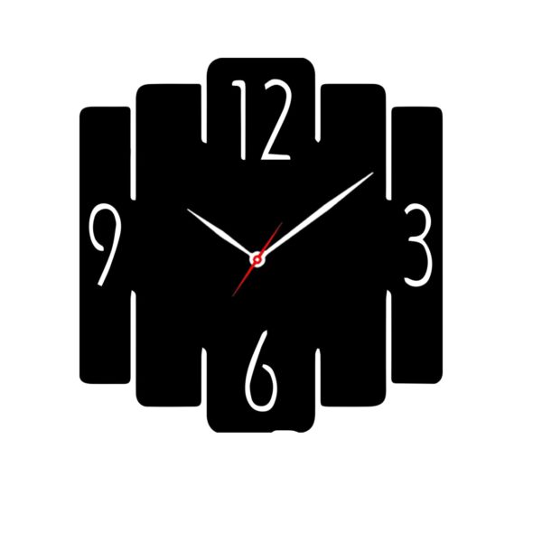 3D Beautiful Wooden Wall Clock for Home & Office, Decorative Designer Wall Clock - Image 4