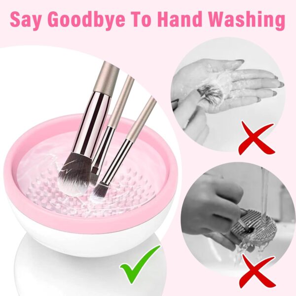 Makeup Brush Cleaner Machine, Electric Makeup Brush Cleaner(random color) - Image 5