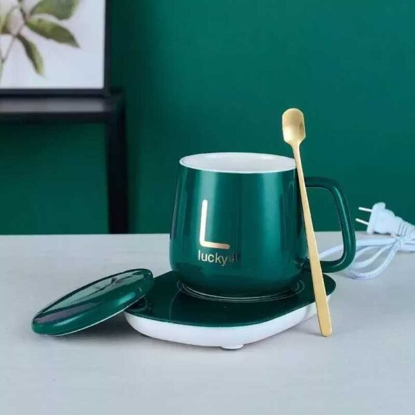 Electric Heated Coffee Mug with Temperature Controlled Pad (random color) - Image 5