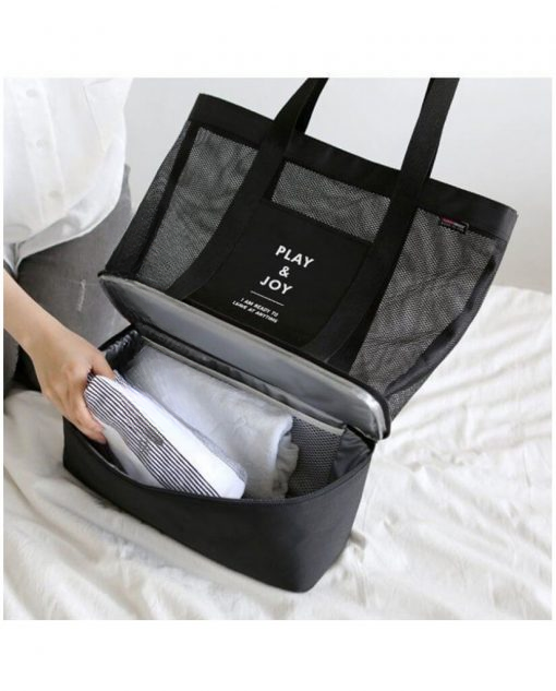 Hanging Travel Outdoor Picnic Cool Bag Organizer (random color)