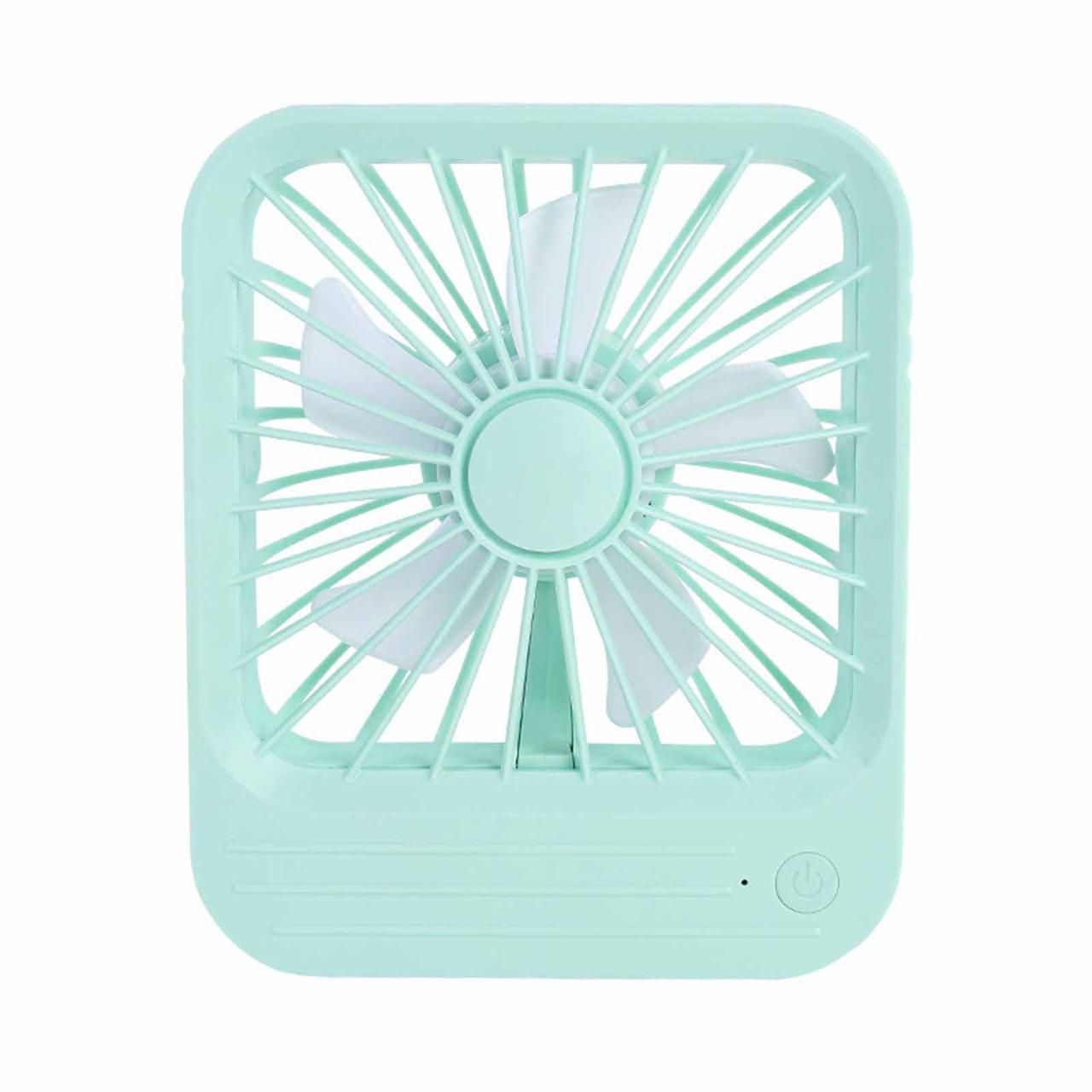 Quite Hanging Desk Fan, Mini USB Rechargeable Fan, Quiet Mini Desktop Cooling Fan for Indoor Outdoor(random color )