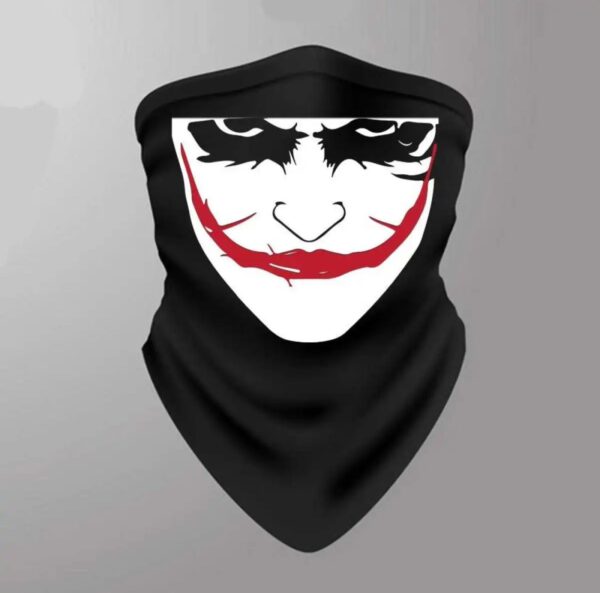 PACK OF 2 - Joker Mask And Skull Mask For Men And Boys-Used In Winter & summer - Image 3
