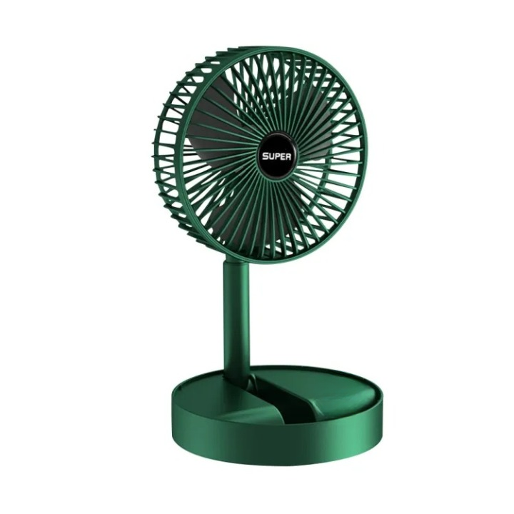 Folding Telescopic Floor Fan Summer Silent Desktop Direct  electric Fan For Office Bedroom School (random Color )