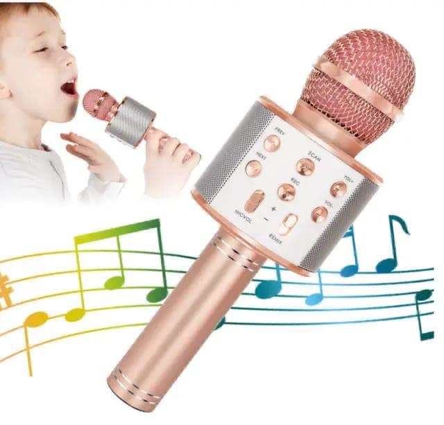 Bluetooth Handheld Karaoke Speaker Player Machine for Kids Adults Home KTV Party for Android/Iphone/Ipad/Pc (Random Color)