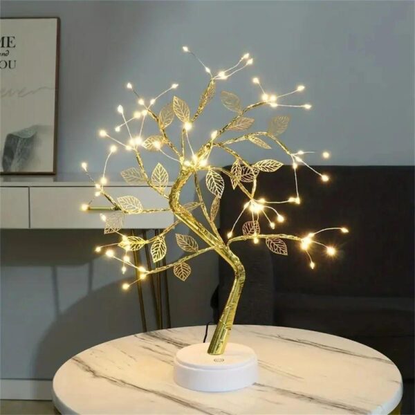 Tree LED Light USB Table Lamp Adjustable Touch Switch DIY Artificial Xmas Tree Fairy Night Light Home  Decoration 1PC - Image 8