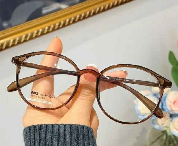 Premium transparent Glasses– Stylish & Versatile Eyewear, Eyes Protection Eyeglass Black and brown combination