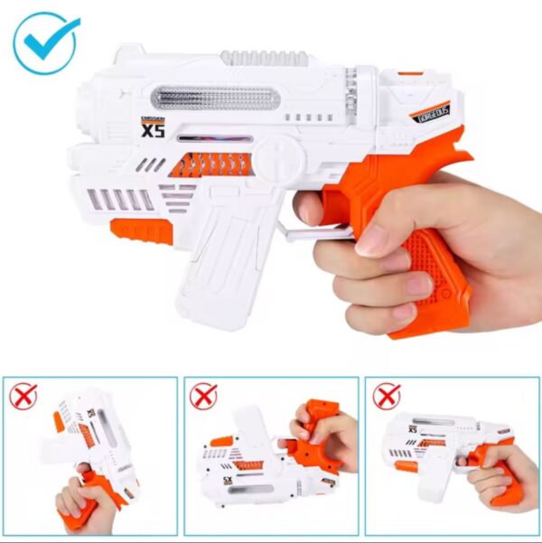 Amazing Bubble Gun with Lights and Music sound toy for kids.  (random color) - Image 4