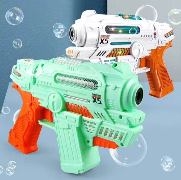 Amazing Bubble Gun with Lights and Music sound toy for kids.  (random color)