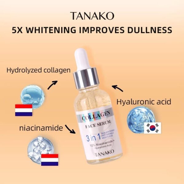 3 in 1 Korean Natural Oil Whitening & Anti Aging Serum 30ml - Image 5