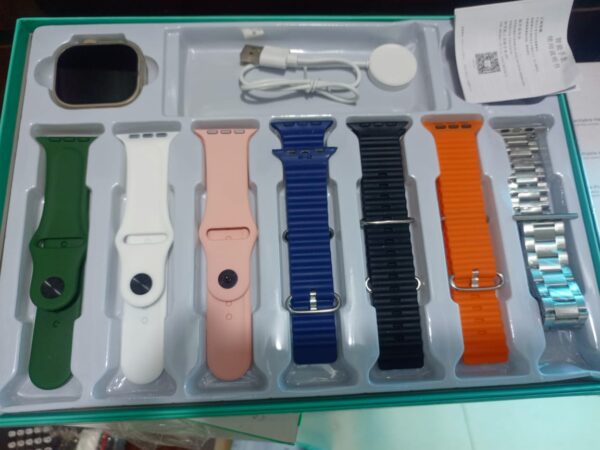 CROWN H70  SMART WATCH 7 straps (random color) - Image 4