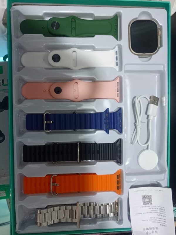 CROWN H70  SMART WATCH 7 straps (random color) - Image 5