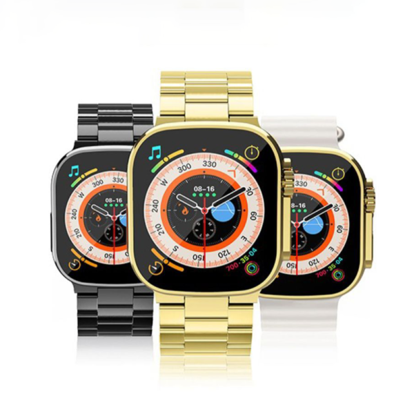 C9 Ultra 2 Gold Edition - Smart Watch For Men/Women  With 2 Strap - Image 3