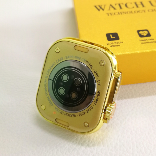 C9 Ultra 2 Gold Edition - Smart Watch For Men/Women  With 2 Strap - Image 5