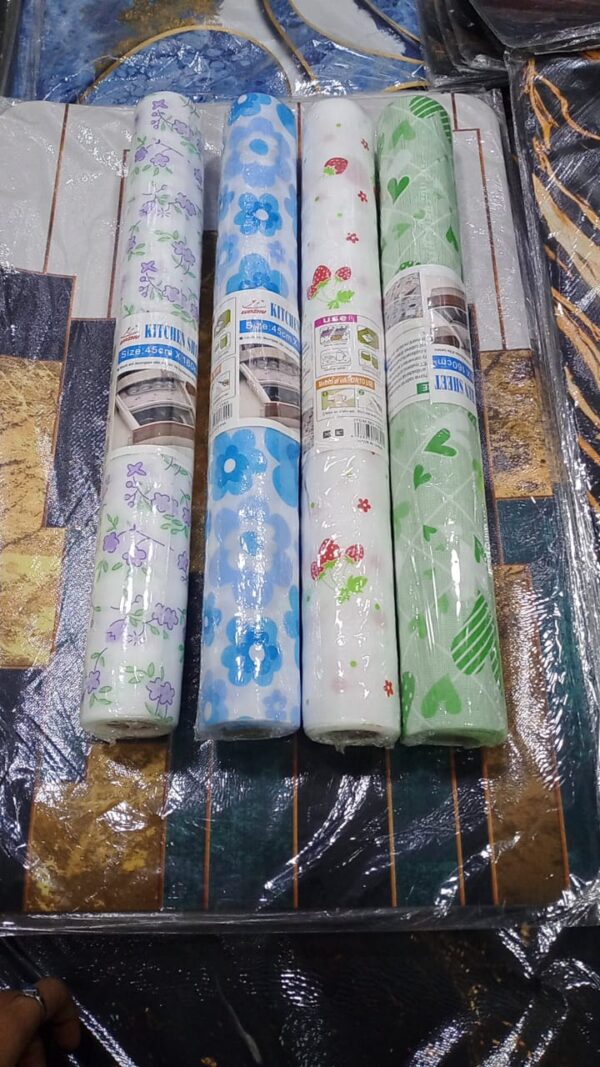 1 Roll - Kitchen Polka Foamic Sheet (45x150cm)  (random design) - Image 2